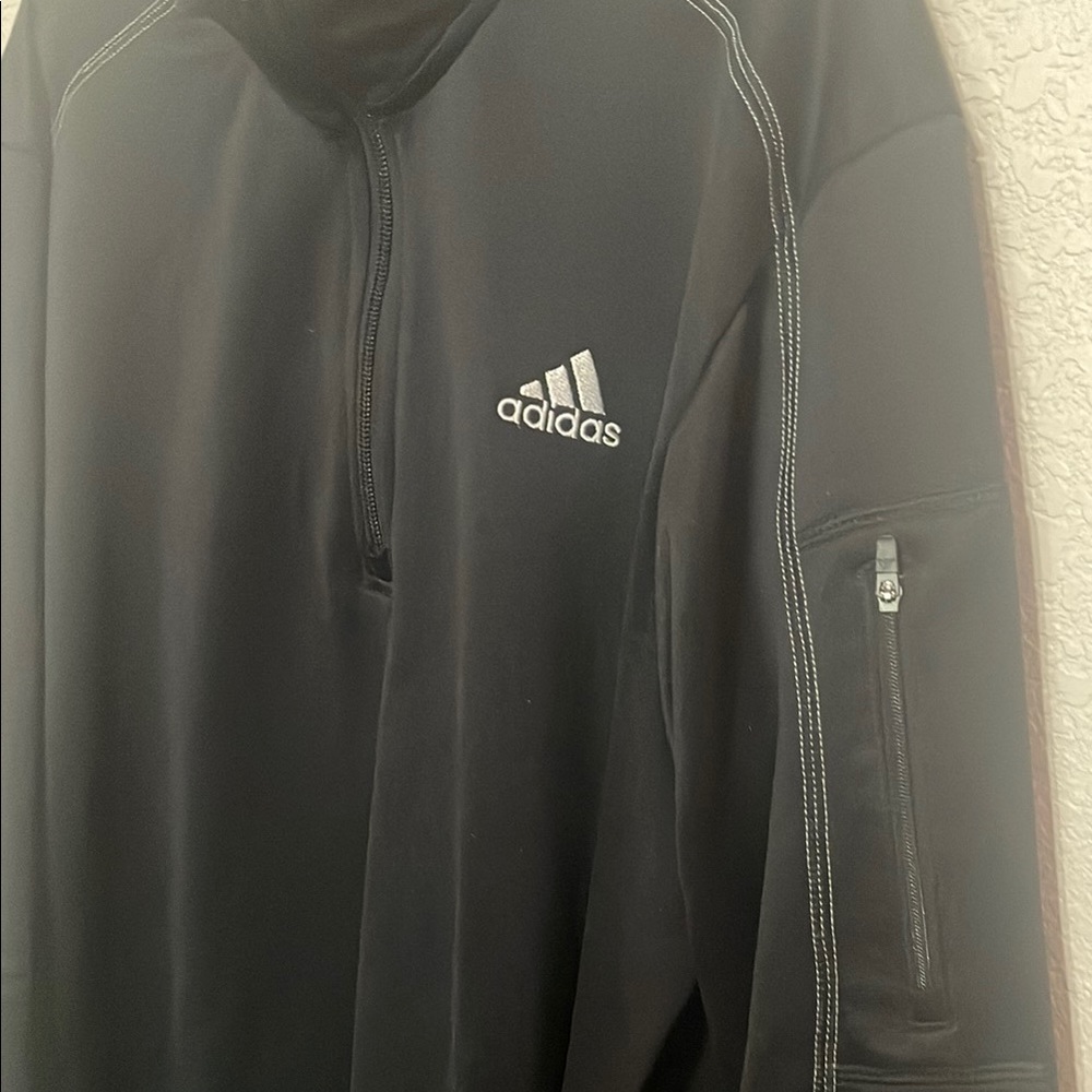 Adidas Black Performance Jacket With High Collar … - image 3